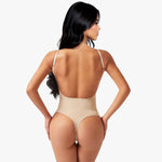 Corrective Bodysuit, Open Back with Ties