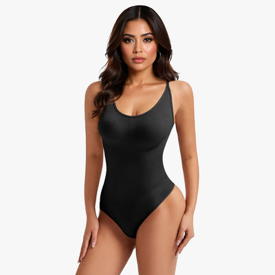 Corrective Bodysuit, Open Back with Ties