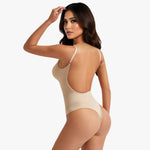 Corrective Bodysuit, Open Back with Ties