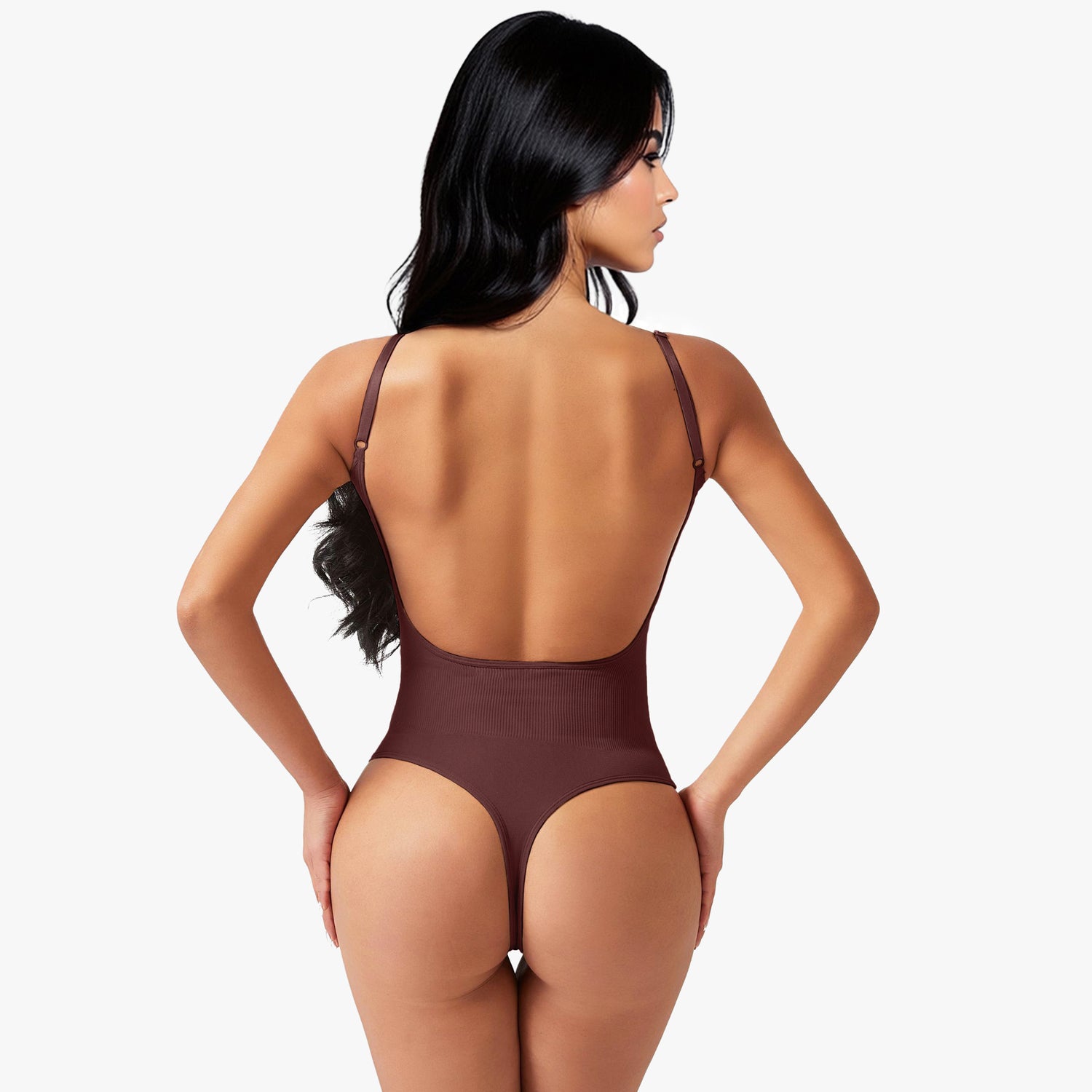 Corrective Bodysuit, Open Back with Ties
