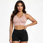 Comfortable sports bra with front closure