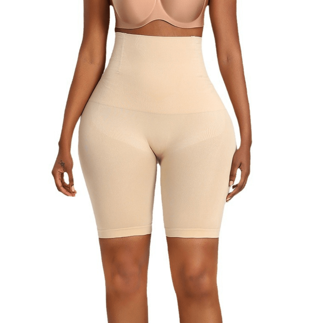 High-waisted shaping shorts
