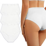 Seamless high-waisted briefs – 3-piece set
