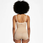 Smoothing high-waisted lace panties
