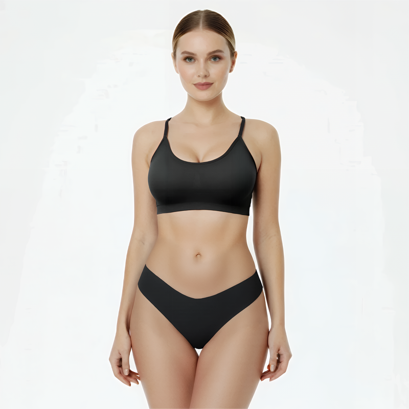 Seamless Low Waist Thong - Set of 3