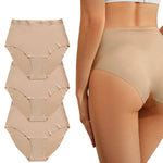 Seamless high-waisted briefs – 3-piece set