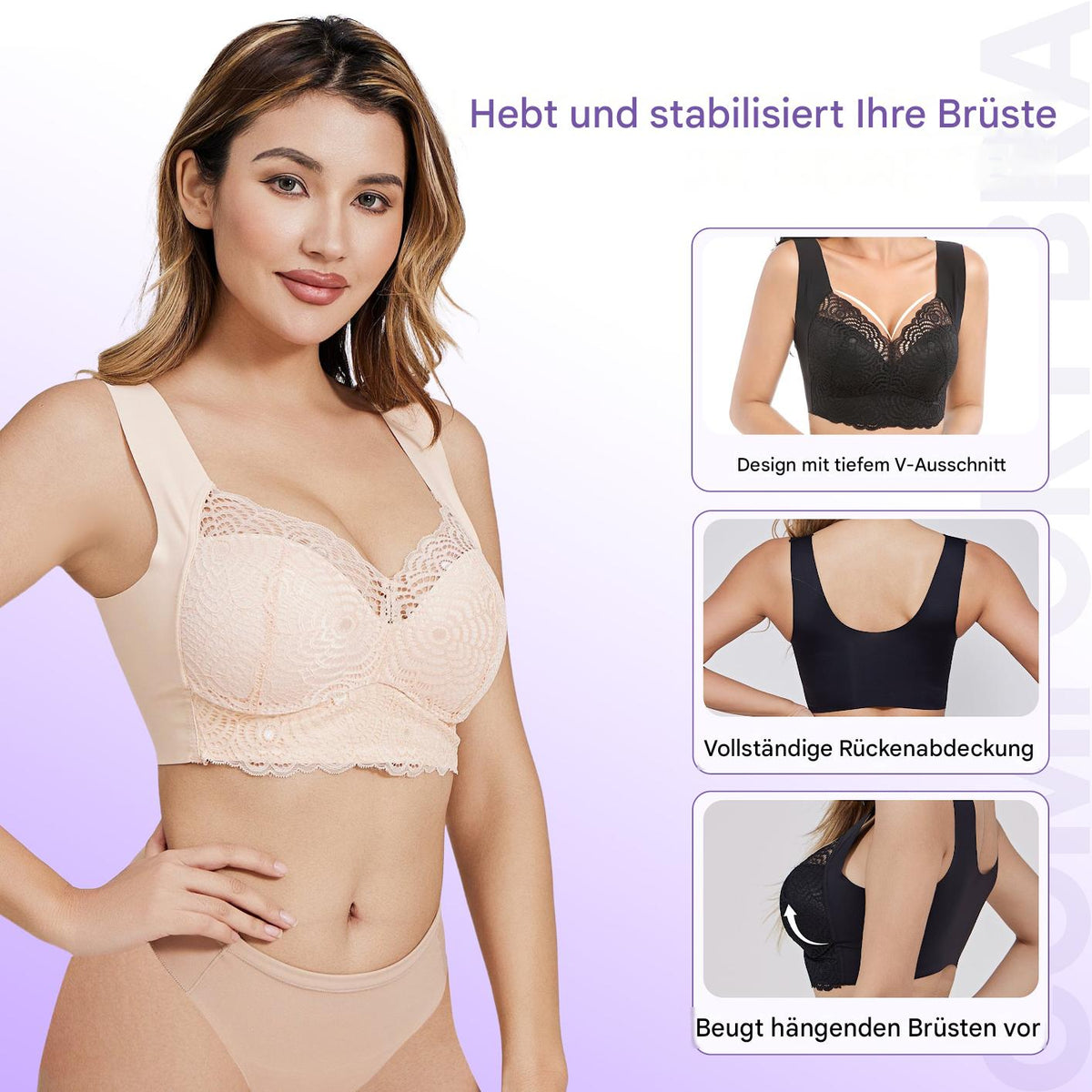Beautiful look and full cleavage