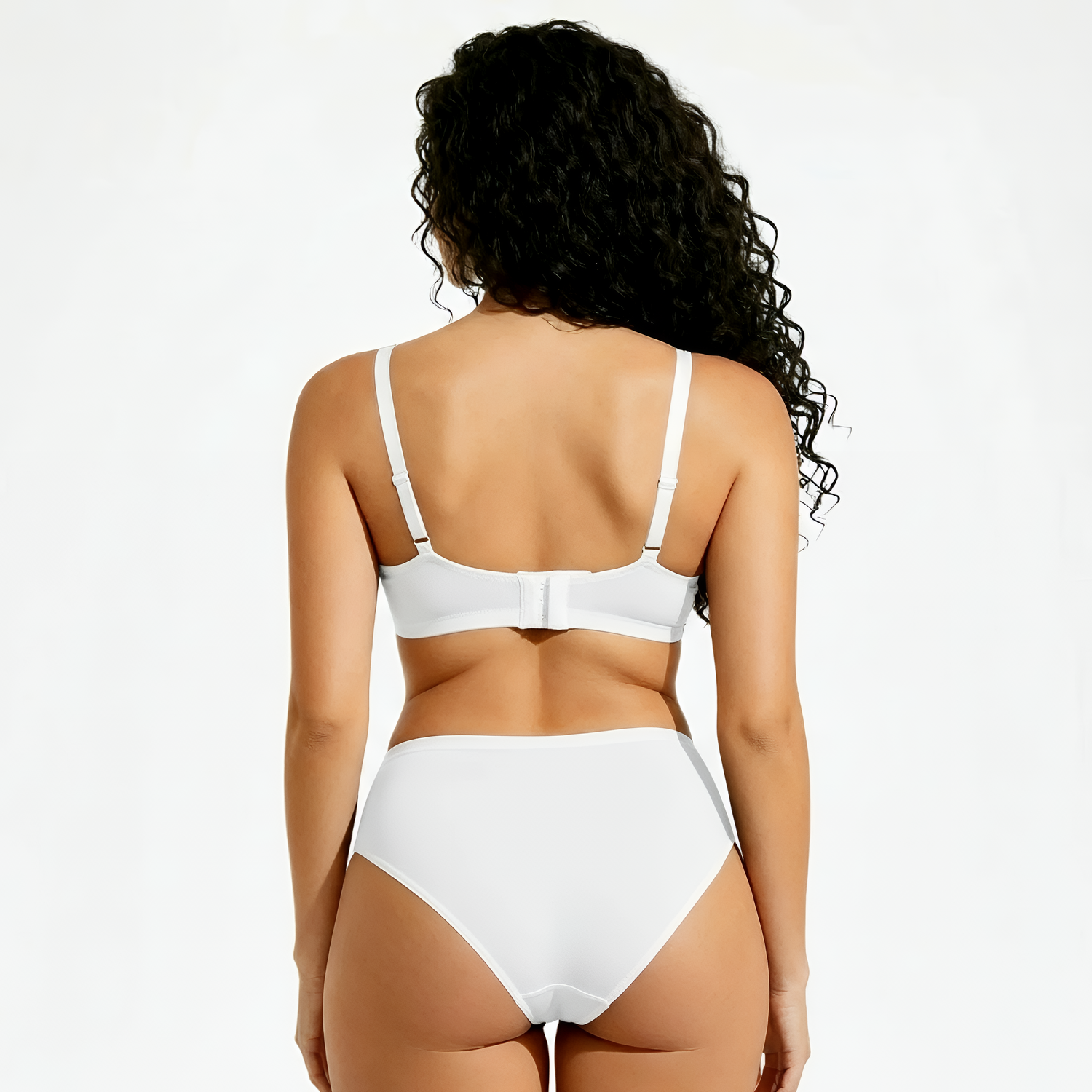 Seamless high-waisted briefs – 3-piece set