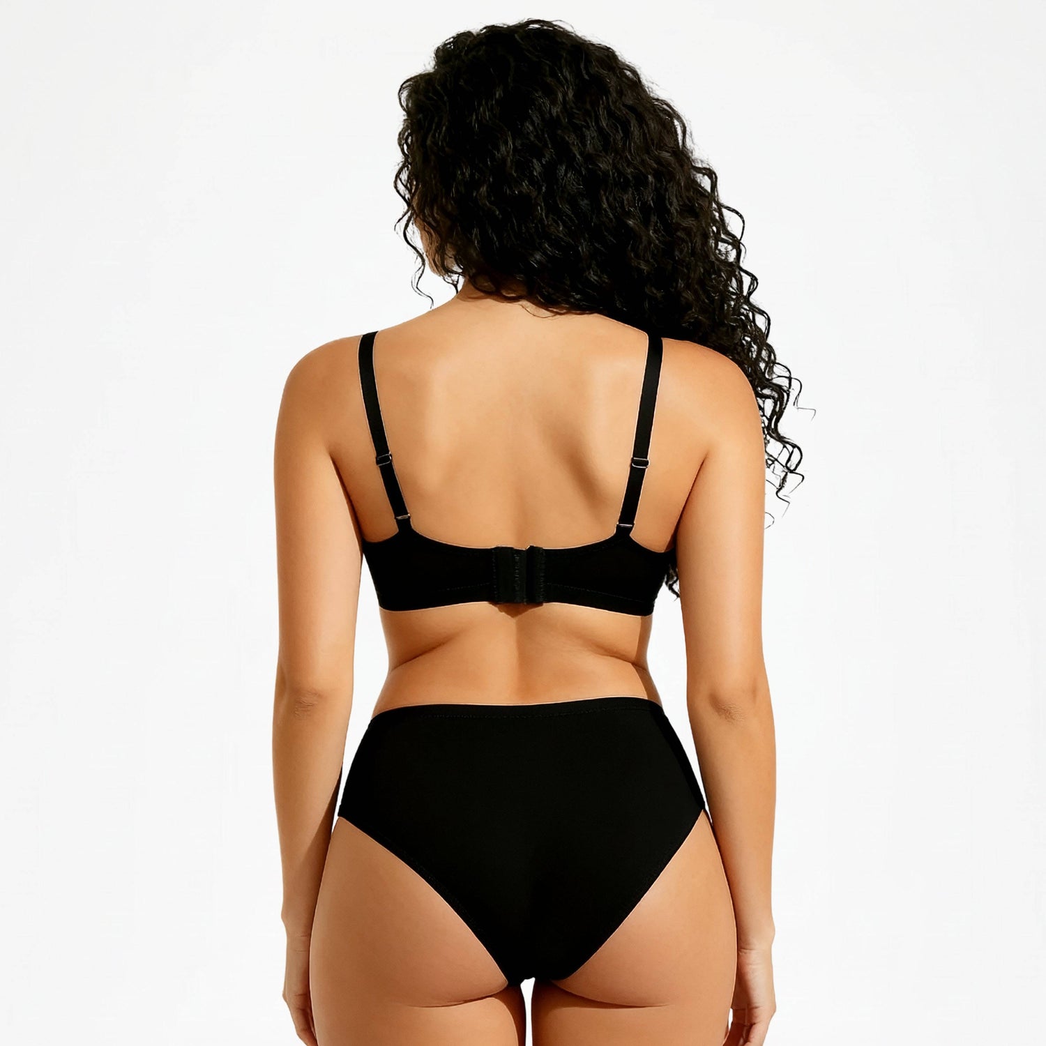 Seamless high-waisted briefs – 3-piece set