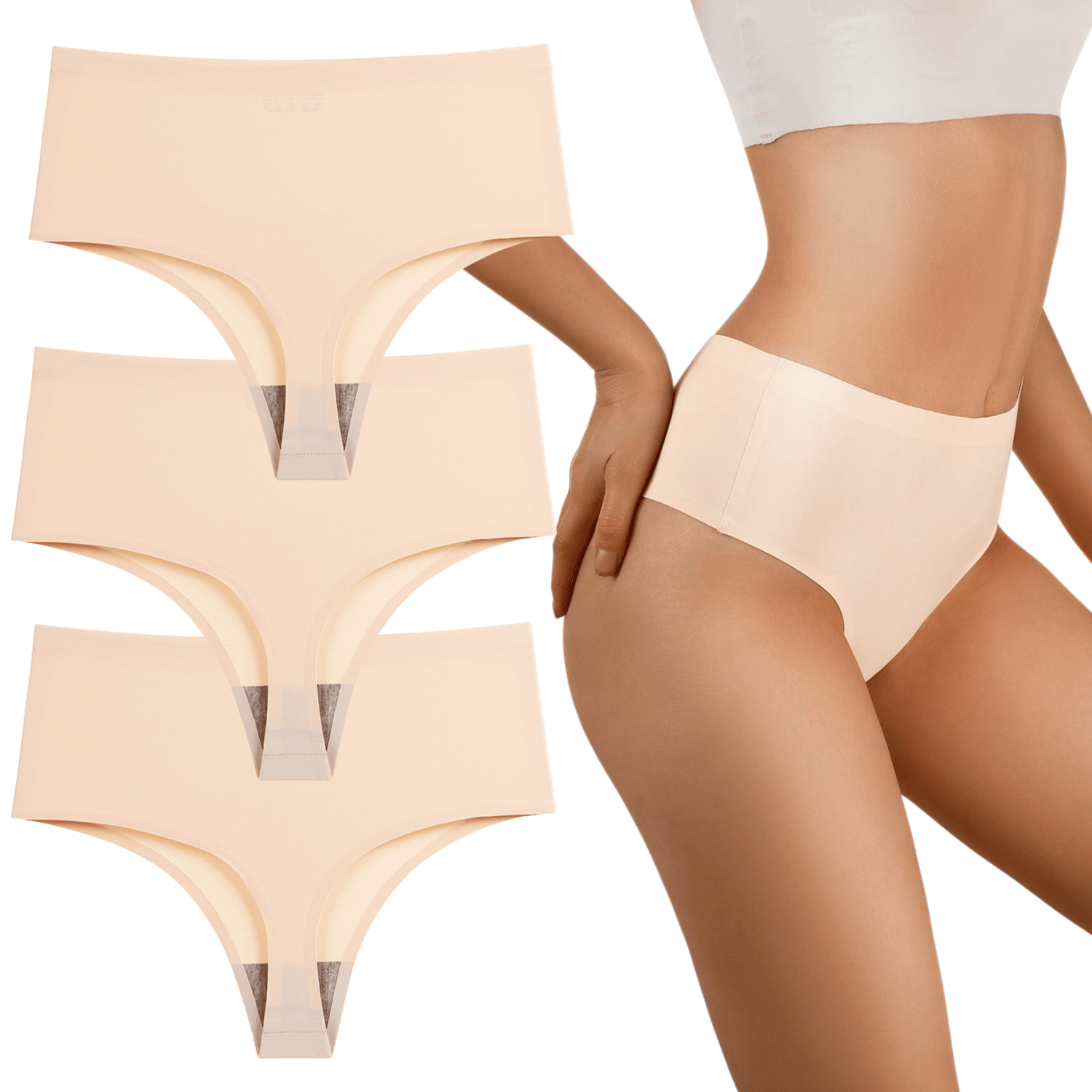 Seamless thongs – 3-piece set