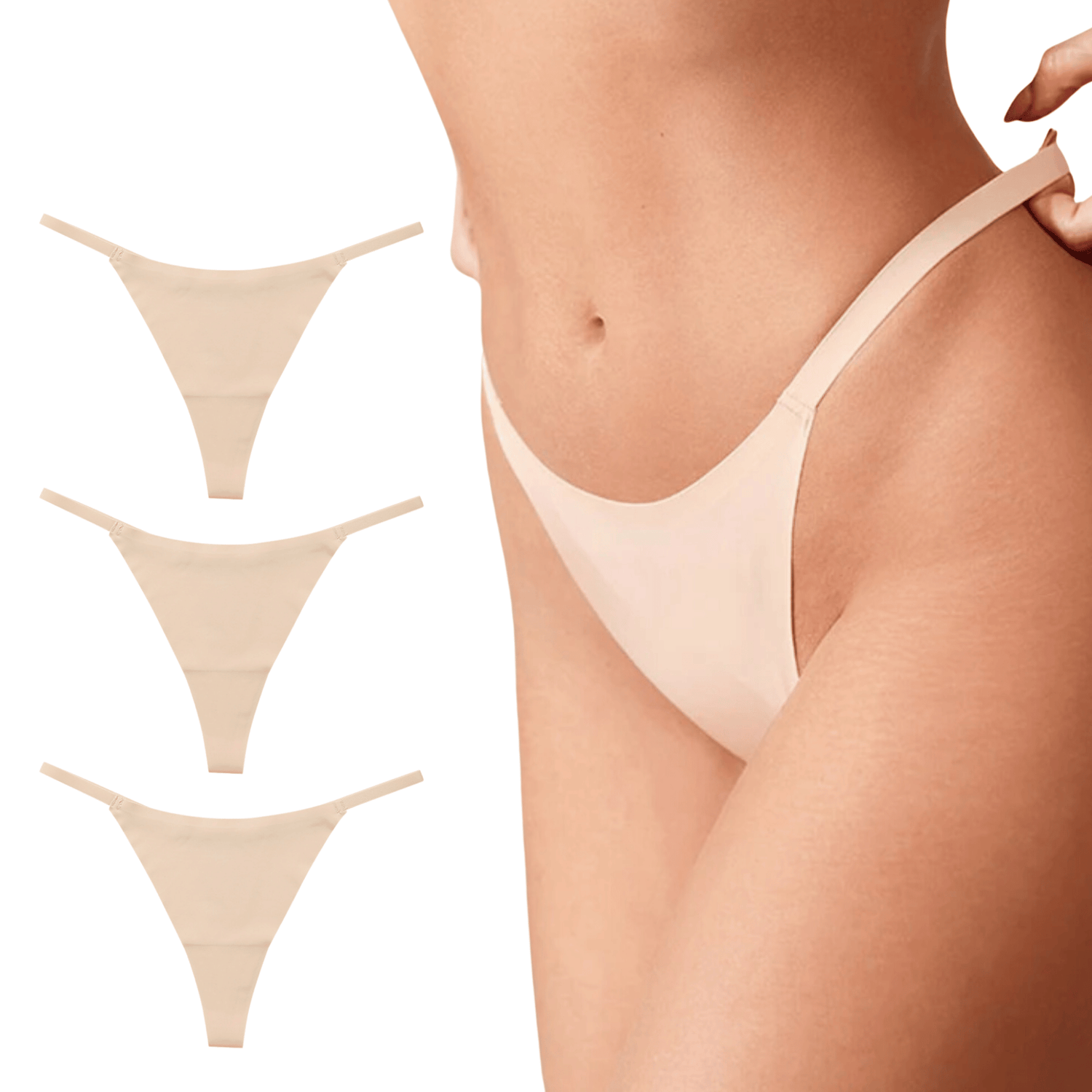 Seamless thong – 3-pack