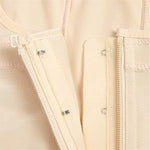 Corrective Shapewear Bodysuit with Hooks and Zipper - Brief