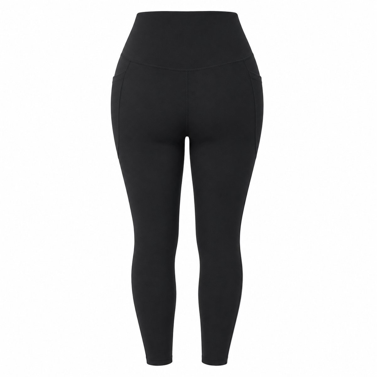 High-waisted sports leggings with phone pocket