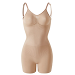 Corrigerende Body met Open Rug en Pijpjes