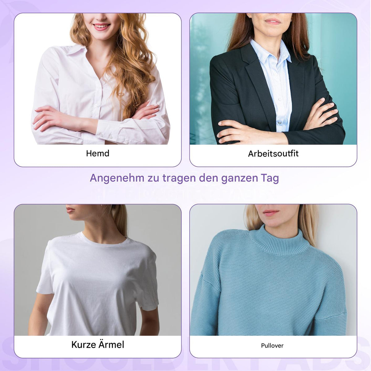 Invisible silicone shoulder pads for any outfit
