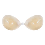 Silicone adhesive bra with push-up effect