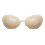 Silicone adhesive bra with push-up effect