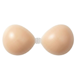 Silicone adhesive bra with push-up effect