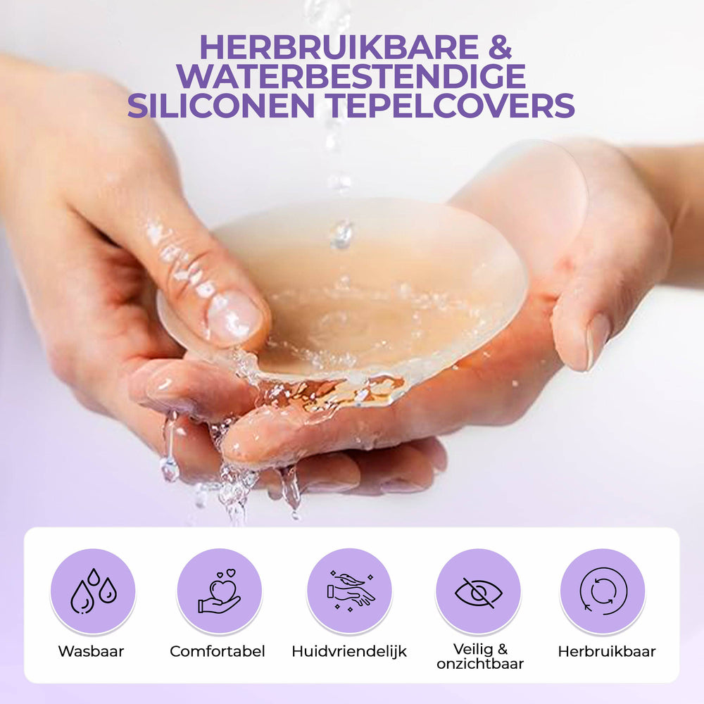 Silicone Adhesive Bra - Push-up Nipple Covers