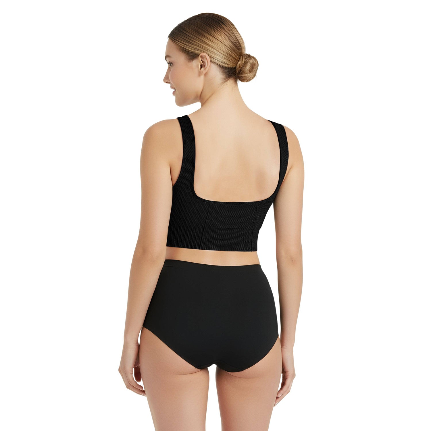 Comfortable sports bra with a U-shaped back