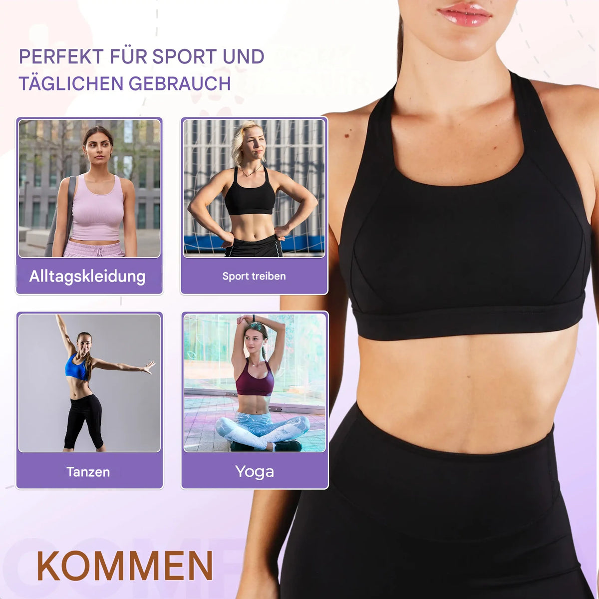 Perfect for sports and everyday life