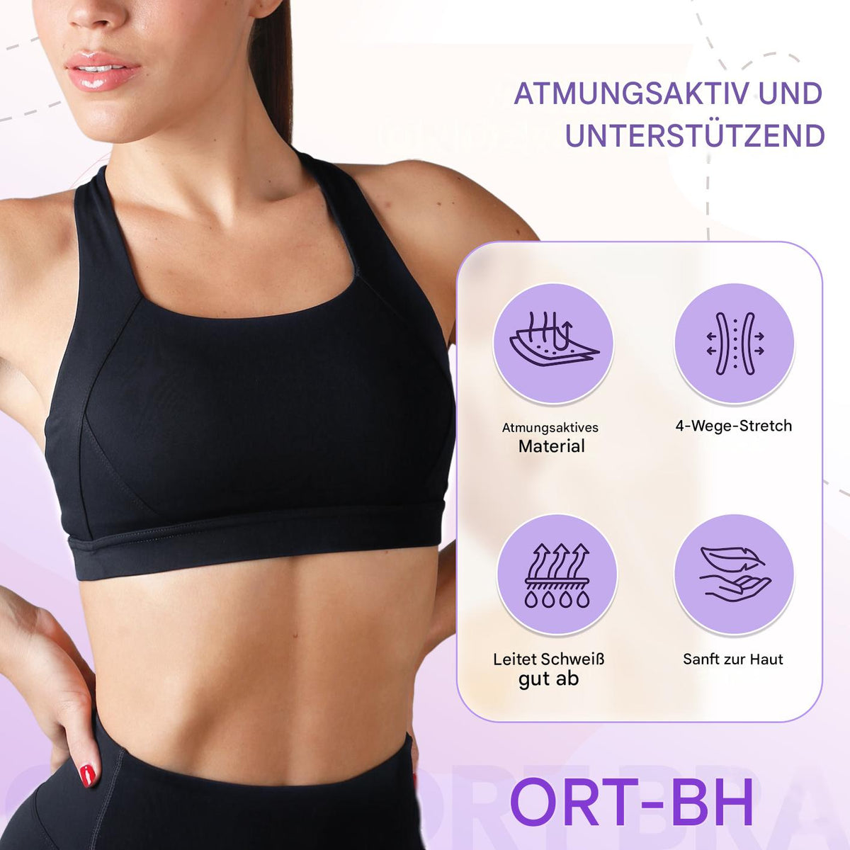 Soft, stretchy fabric for ultimate comfort