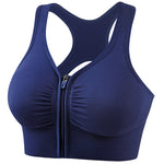Comfortable sports bra with front closure