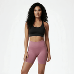 High-waisted sports shorts