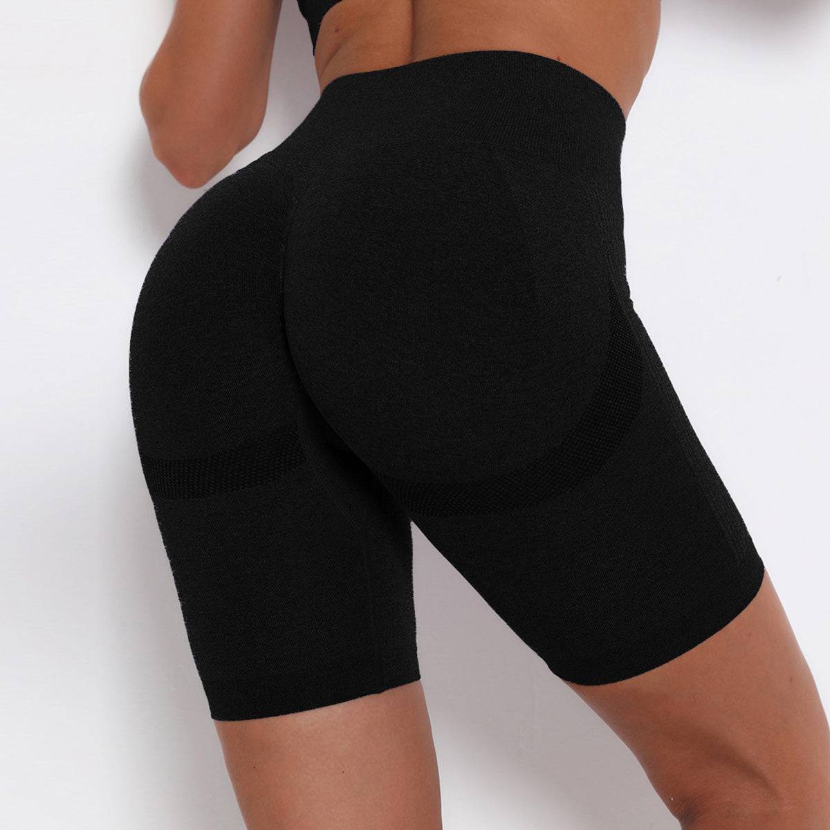 High-waisted sports shorts