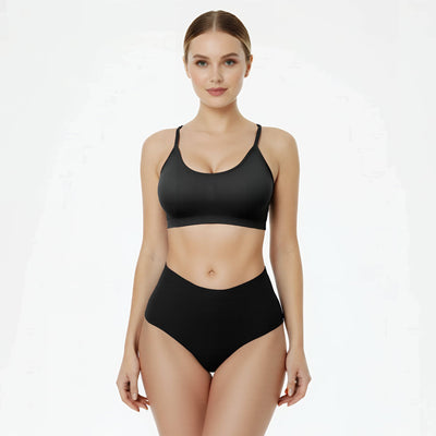 Seamless high-waisted thong – 3-pack