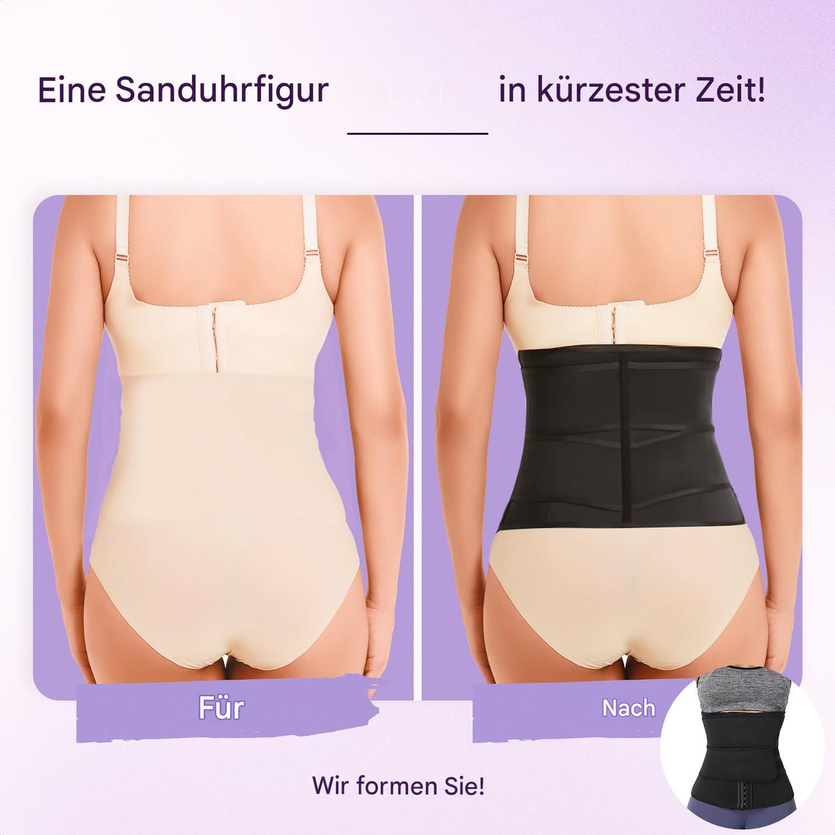 A slim waist in seconds