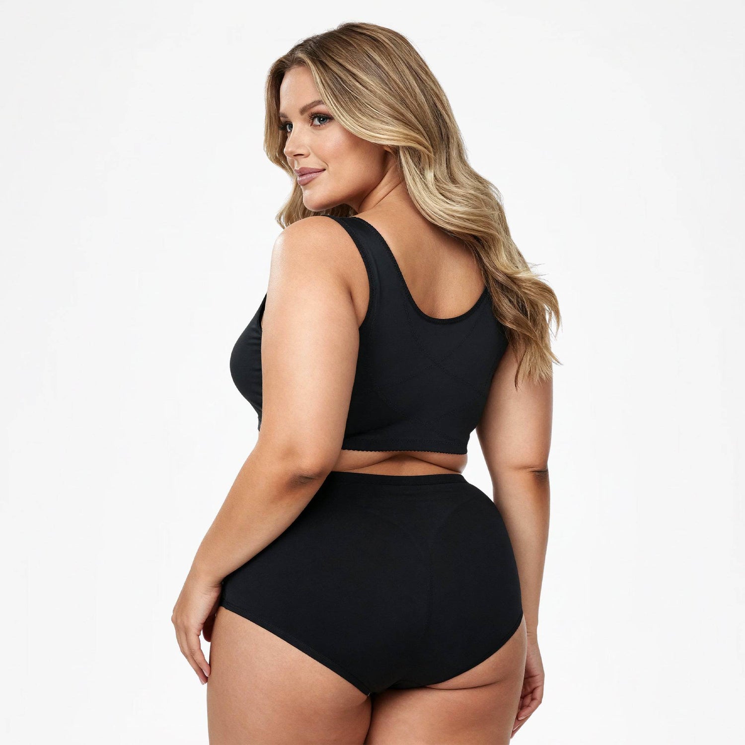 Comfortable shaping bra with front closure