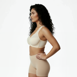 Comfortable shaping bra with front closure
