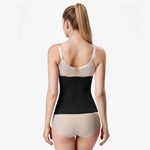 Waist-shaping corset with 6 rows of hooks