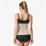 Waist-shaping corset with 6 rows of hooks