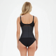 Latex Waist Trainer Corset with 3 Rows of Hooks - Back image
