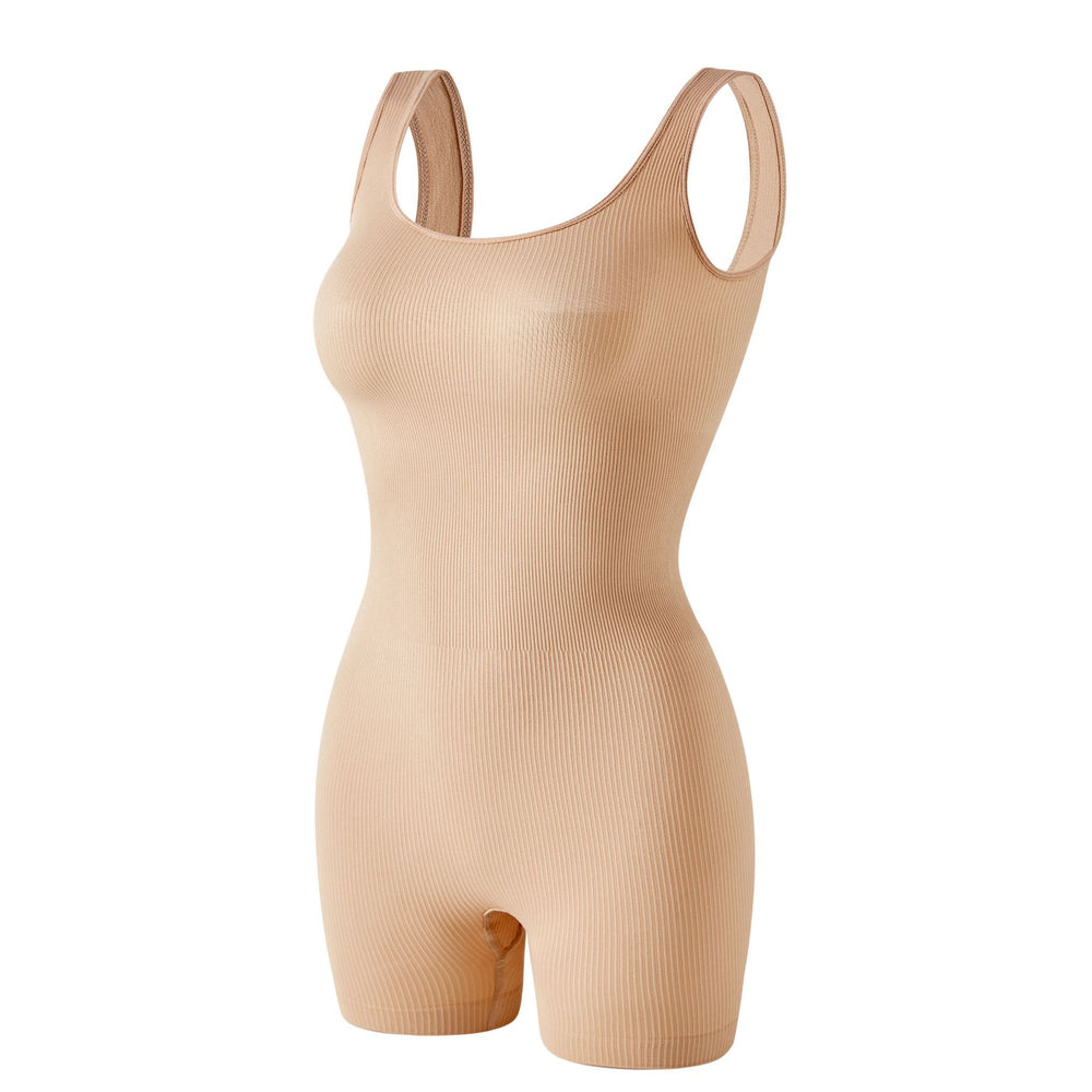 Corrective Seamless Bodysuit with Wide Straps and Leggings
