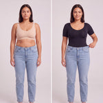 Seamless short-sleeved shaping thong bodysuit