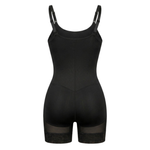 Corrective Shapewear Bodysuit with Hooks and Zipper