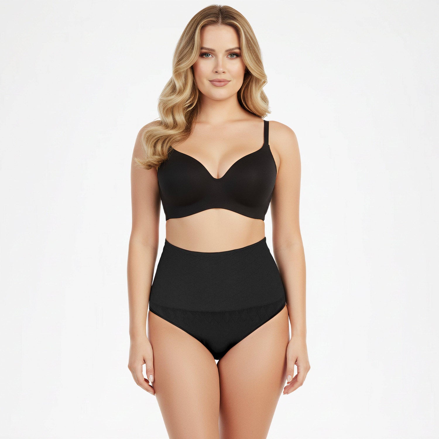High-waisted shaping thong
