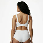 Seamless underwire-free comfort bra